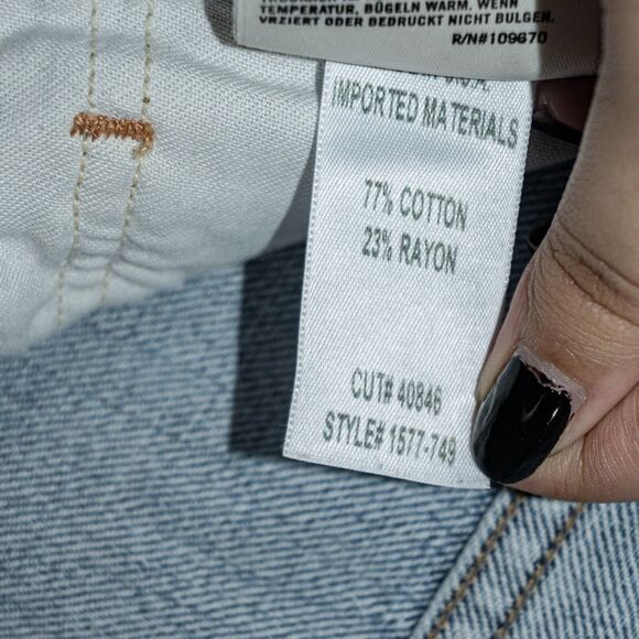 CITIZENS of HUMANITY Premium Vintage sz 29 Liya High Rise Classic Fit Crop Jeans - Picture 8 of 12